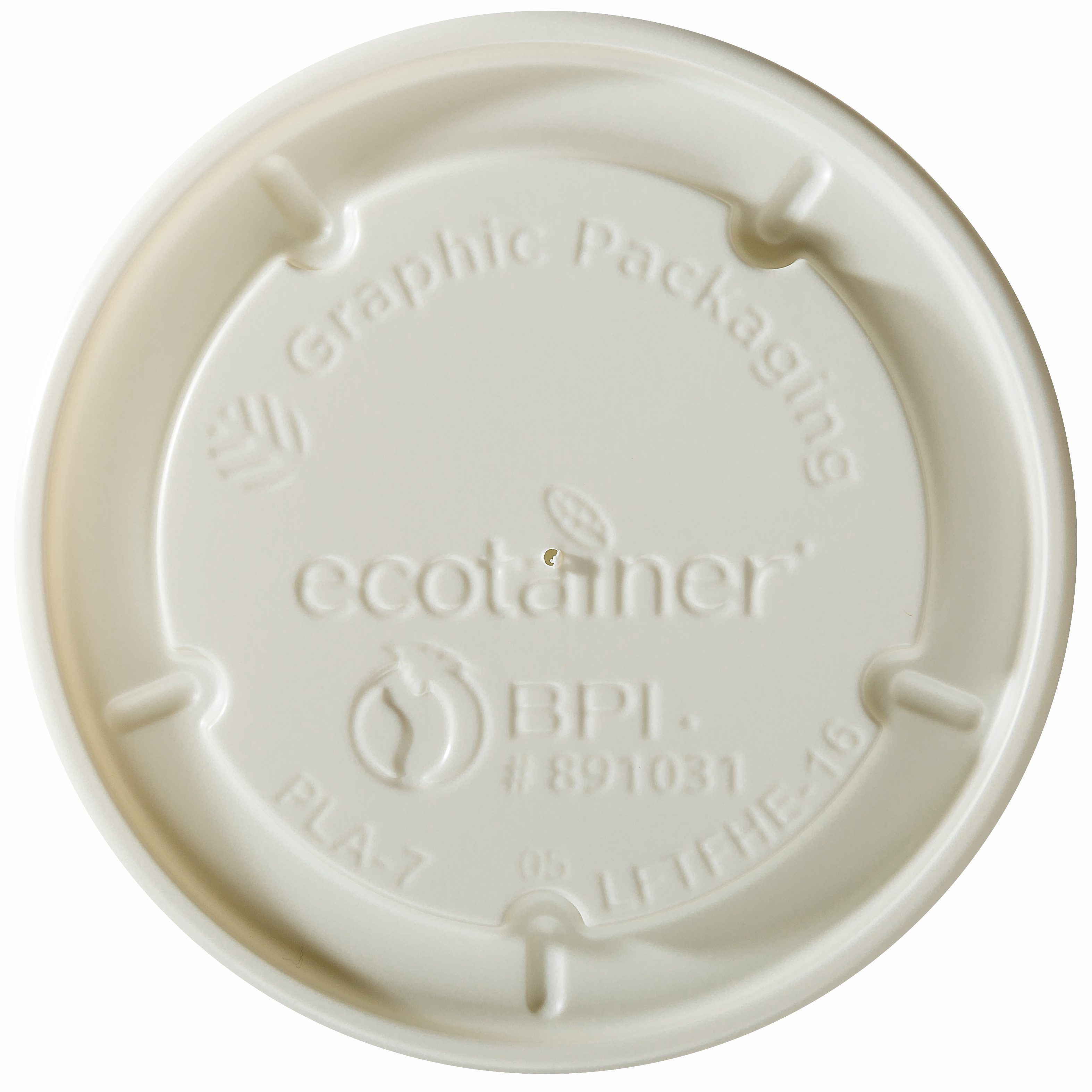 Graphic Packaging 108408011 8 oz Ecotainer To Go White Paper Soup